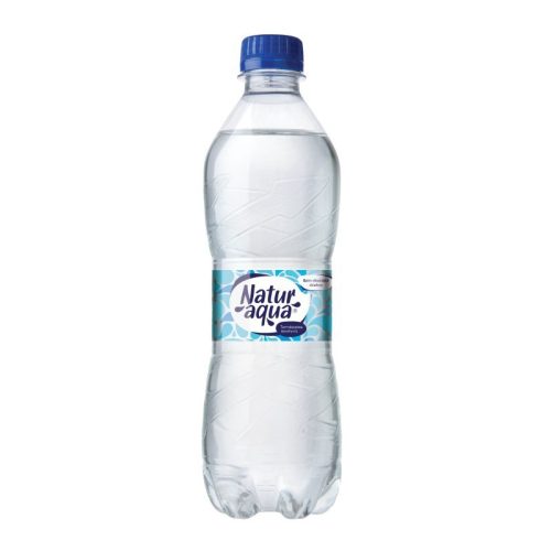 Natur aqua szénsavas ásványvíz 0,5L